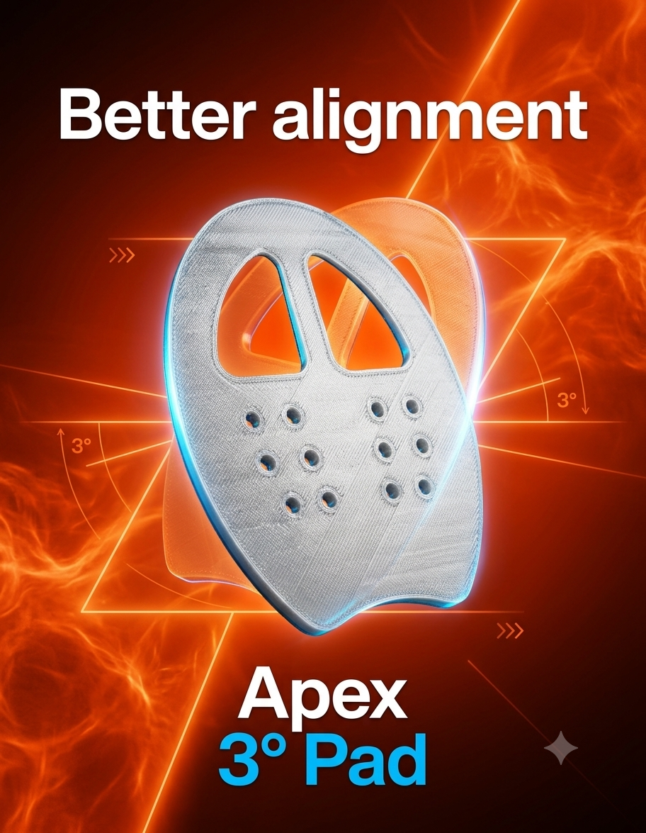 Apex 3° Pad para alineación y soporte del casco